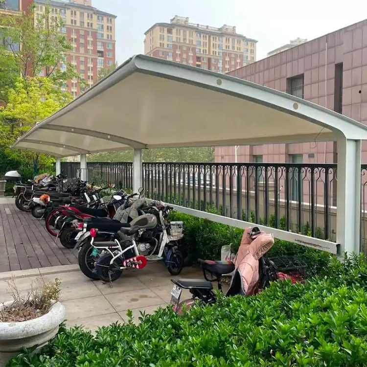 葫芦岛膜结构电动车棚